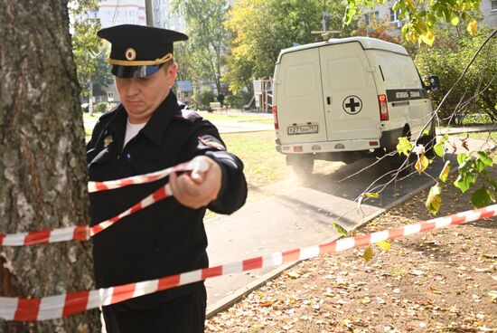 Взрыв газа в жилом доме в подмосковной Балашихе