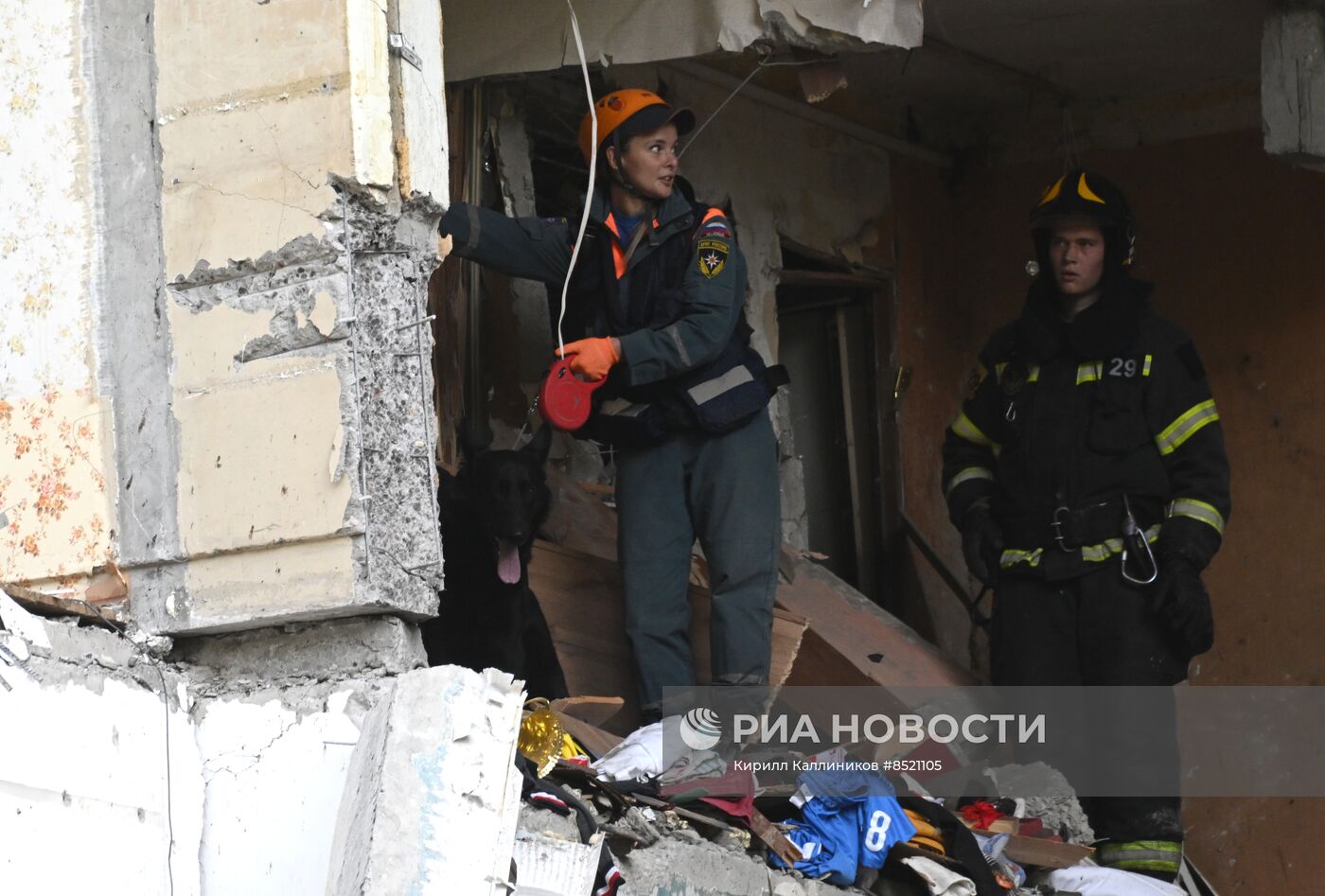 Взрыв газа в жилом доме в подмосковной Балашихе