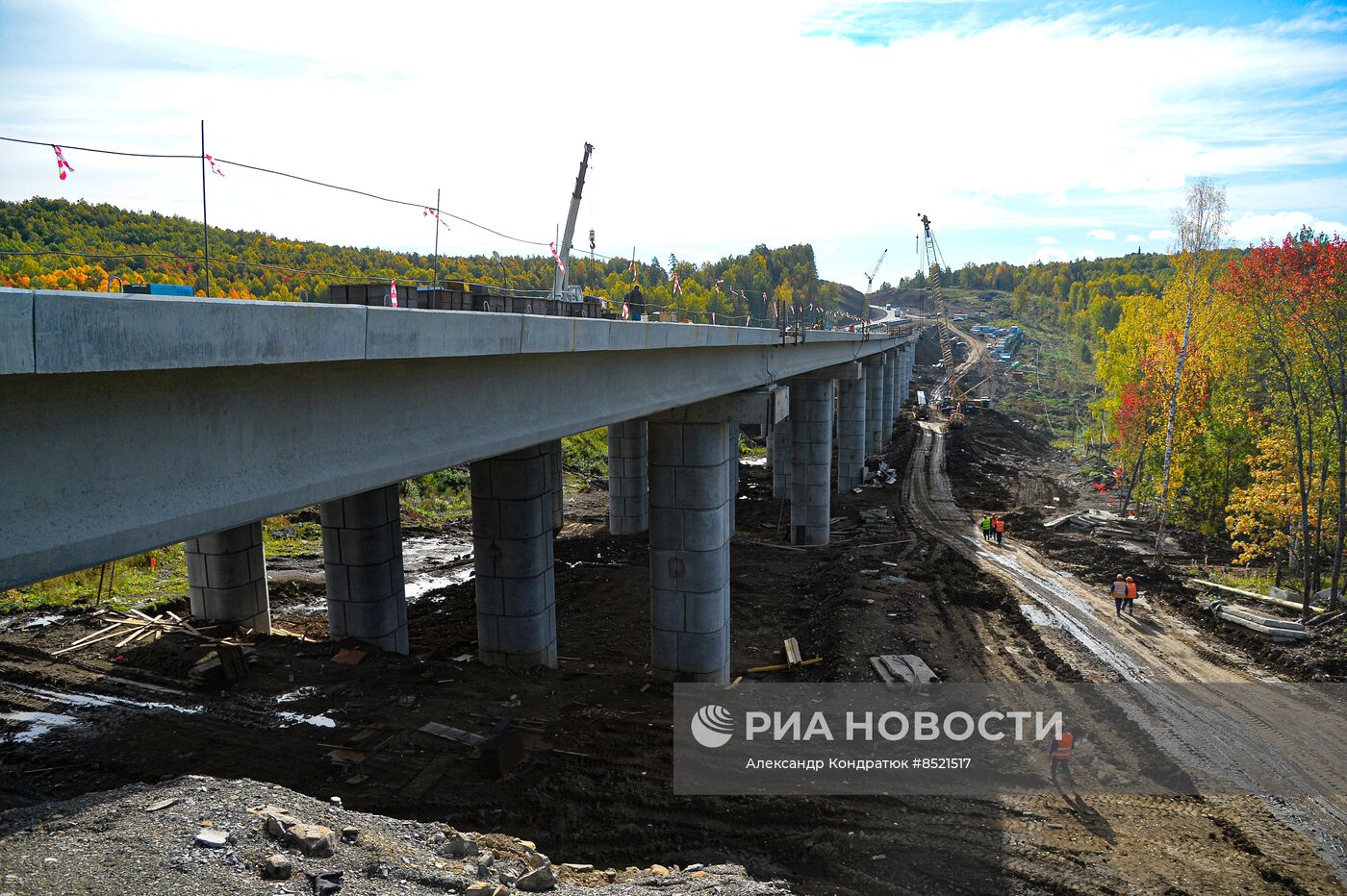 Строительство трассы М-5 в Челябинской области
