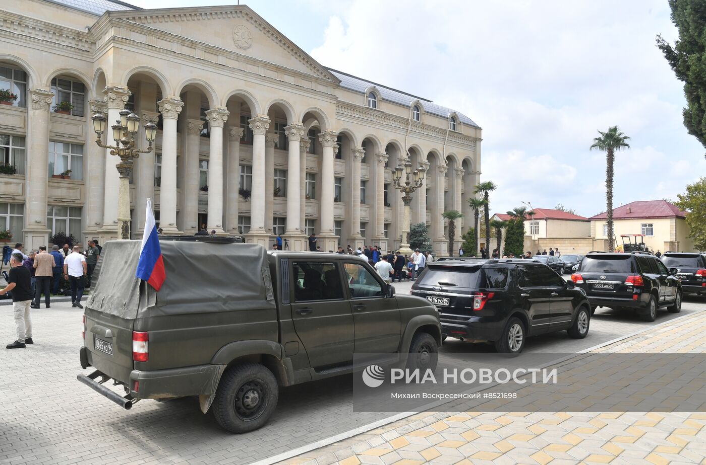 Встреча представителей Азербайджана с делегацией армян Карабаха в г. Евлах