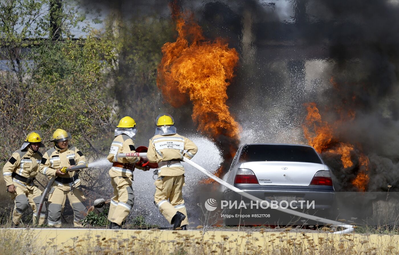 Антитеррористические учения СНГ и ШОС в Киргизии