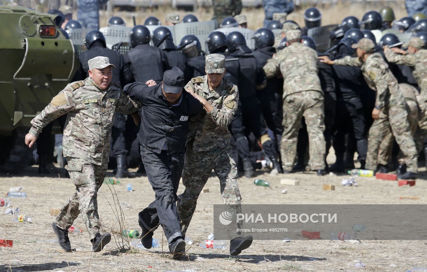 Антитеррористические учения СНГ и ШОС в Киргизии