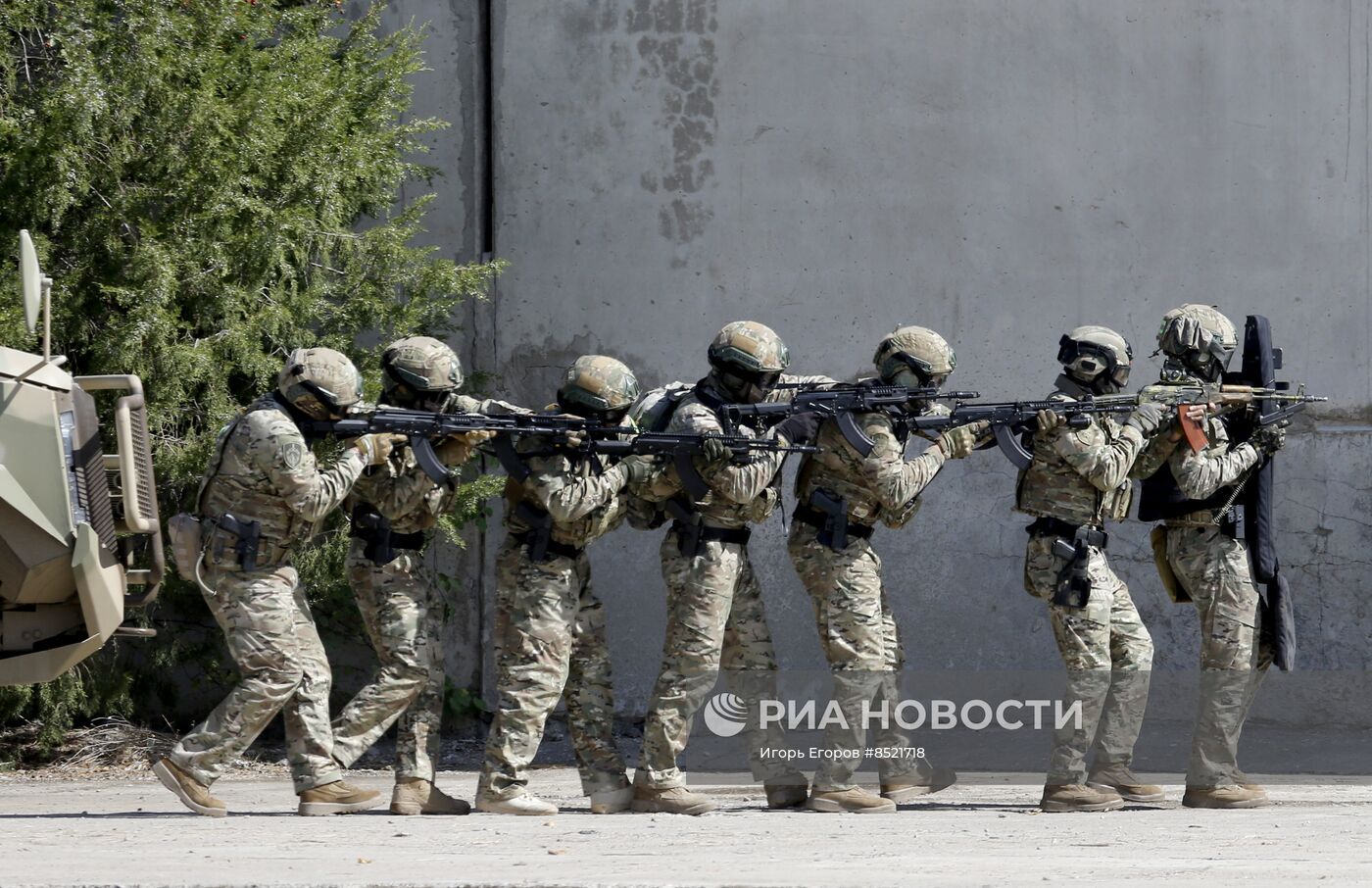 Антитеррористические учения СНГ и ШОС в Киргизии