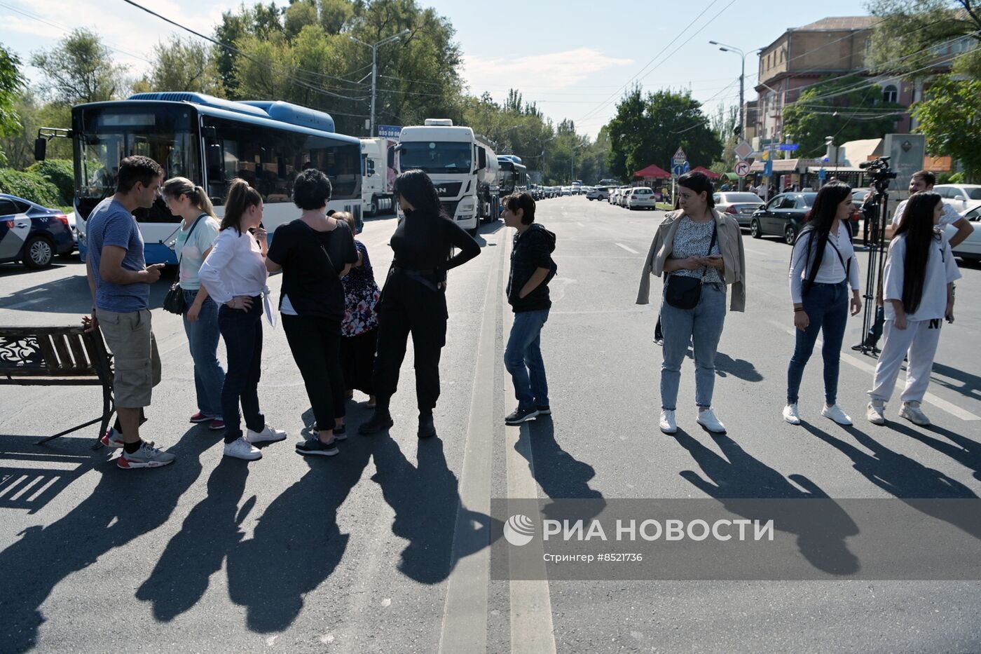 Протесты в Ереване на фоне эскалации в Нагорном Карабахе