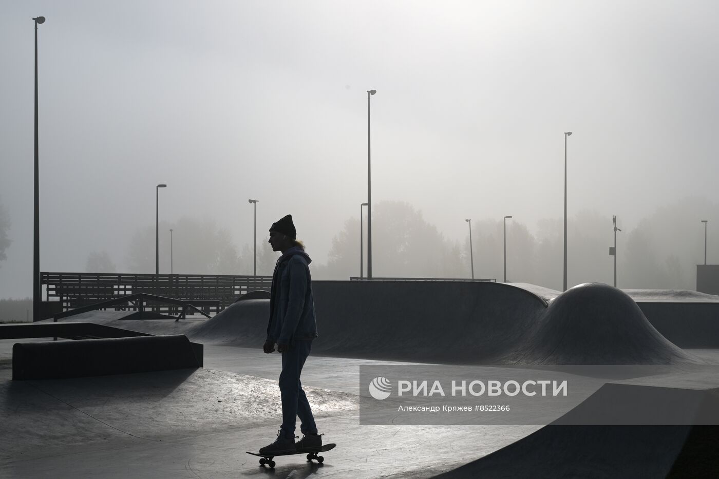 Осенний туман в Новосибирске
