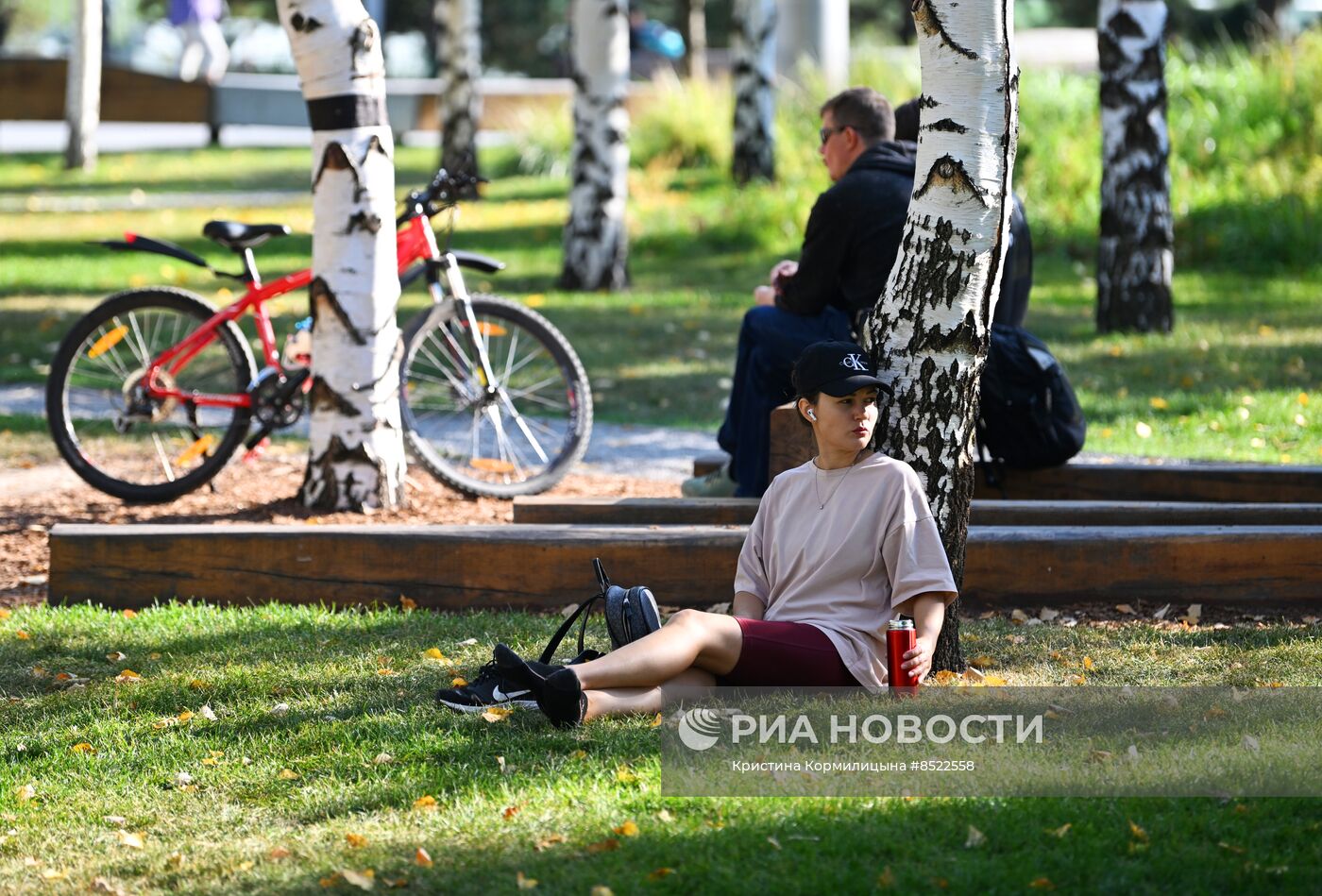 Аномально теплая погода в Москве