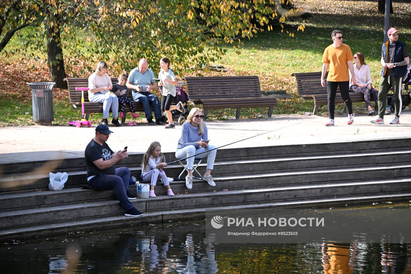 Отдых горожан в Москве