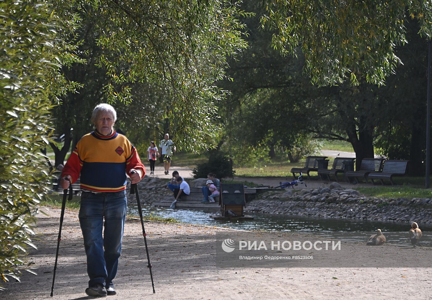 Отдых горожан в Москве