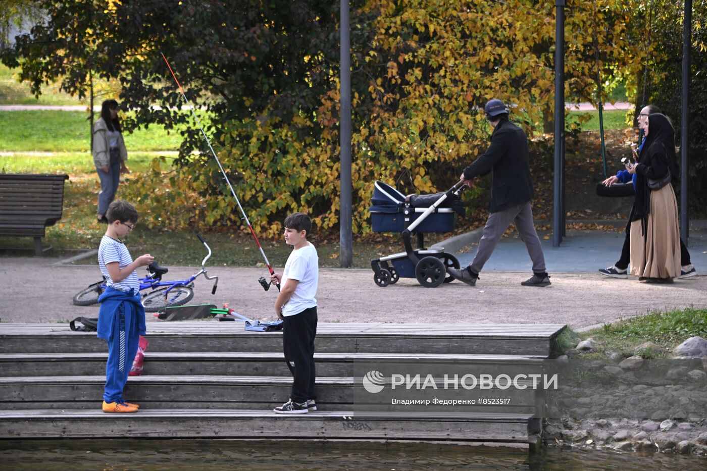 Отдых горожан в Москве