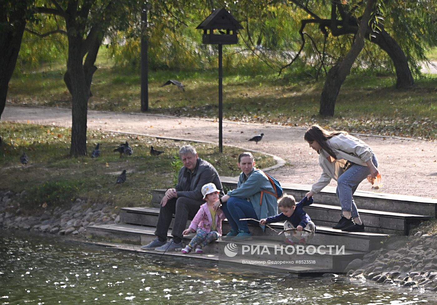 Отдых горожан в Москве