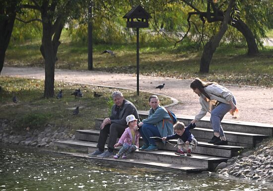 Отдых горожан в Москве