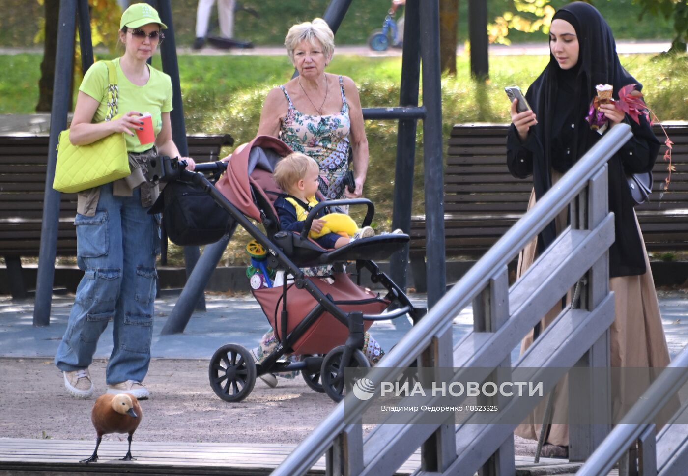 Отдых горожан в Москве