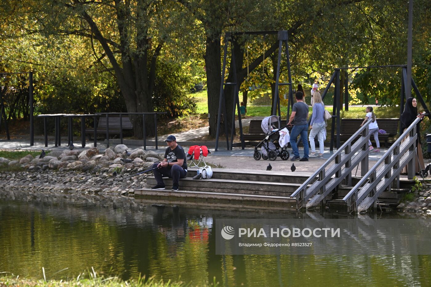 Отдых горожан в Москве