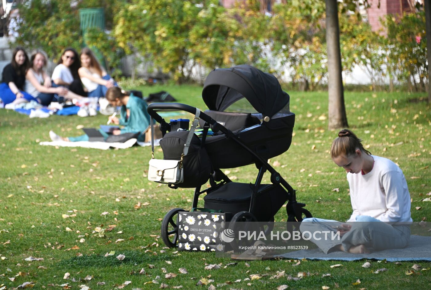 Отдых горожан в Москве