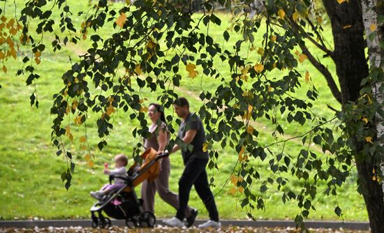 Отдых горожан в Москве