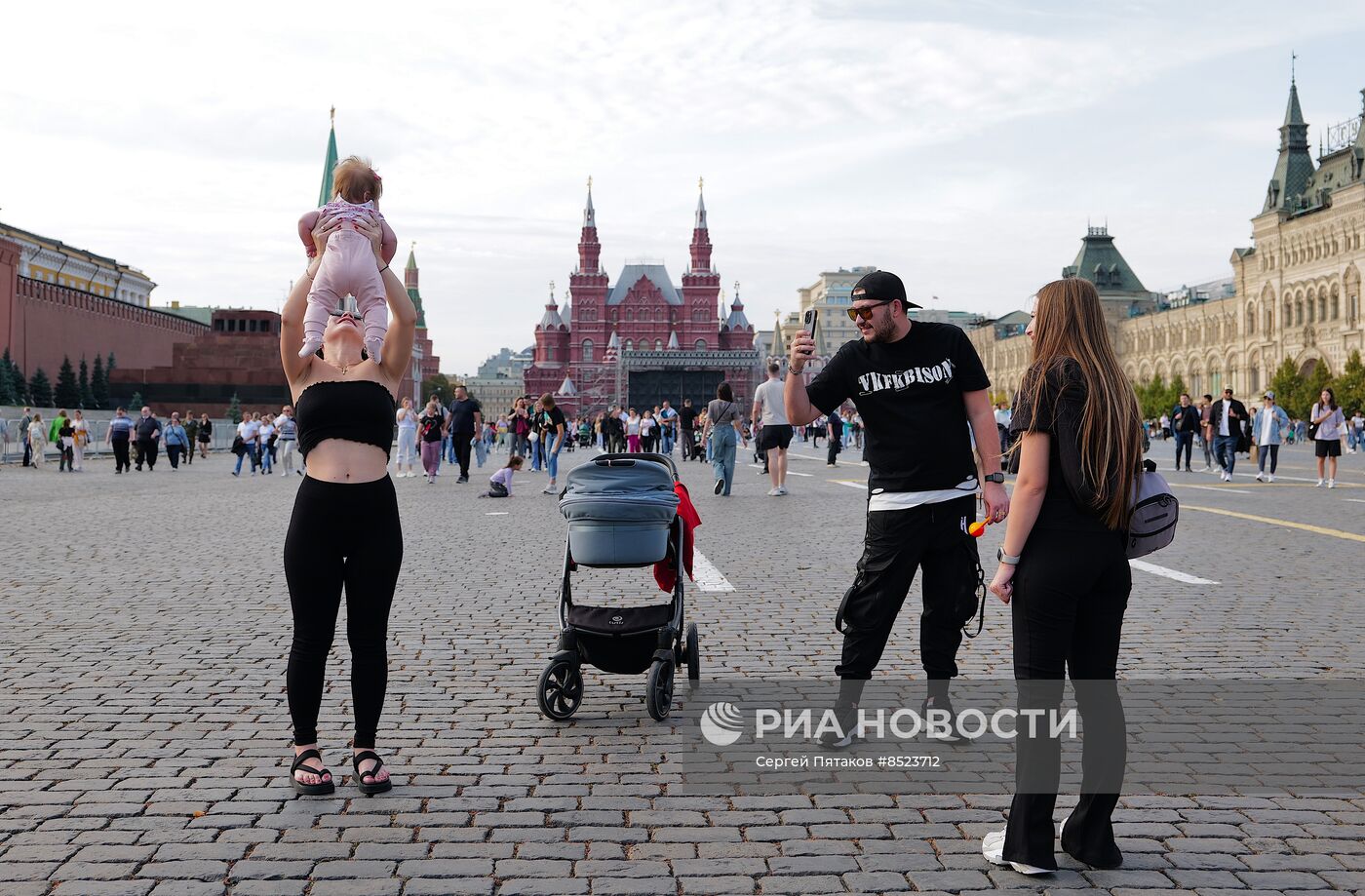 Отдых горожан в Москве