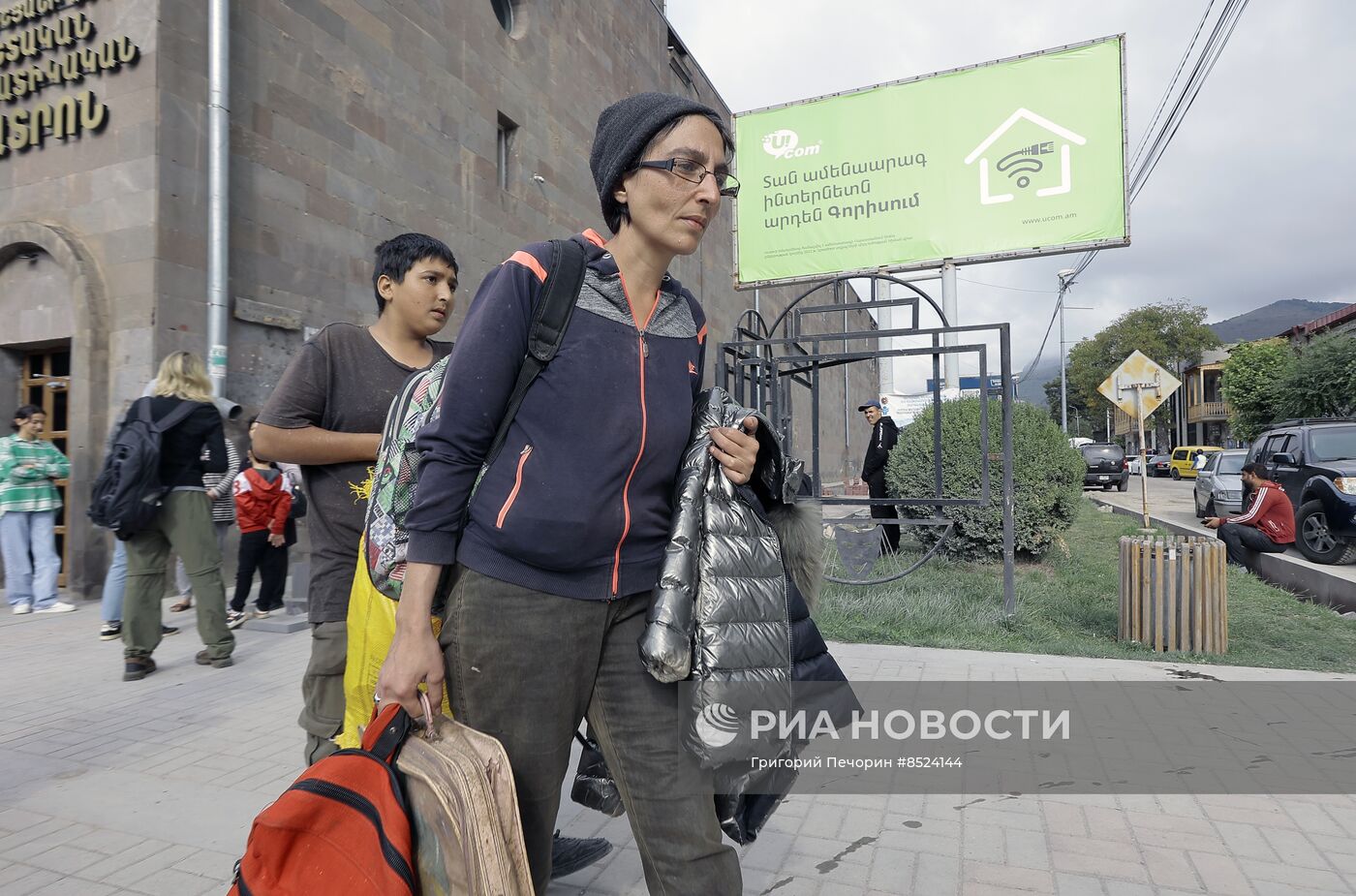 Беженцы из Нагорного Карабаха в Горисе