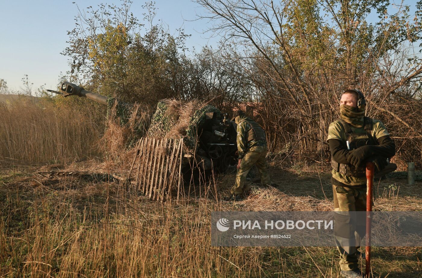 Бойцы отряда спецназначения "Эспаньола" ВС РФ выполняют задачи на Артемовском направлении