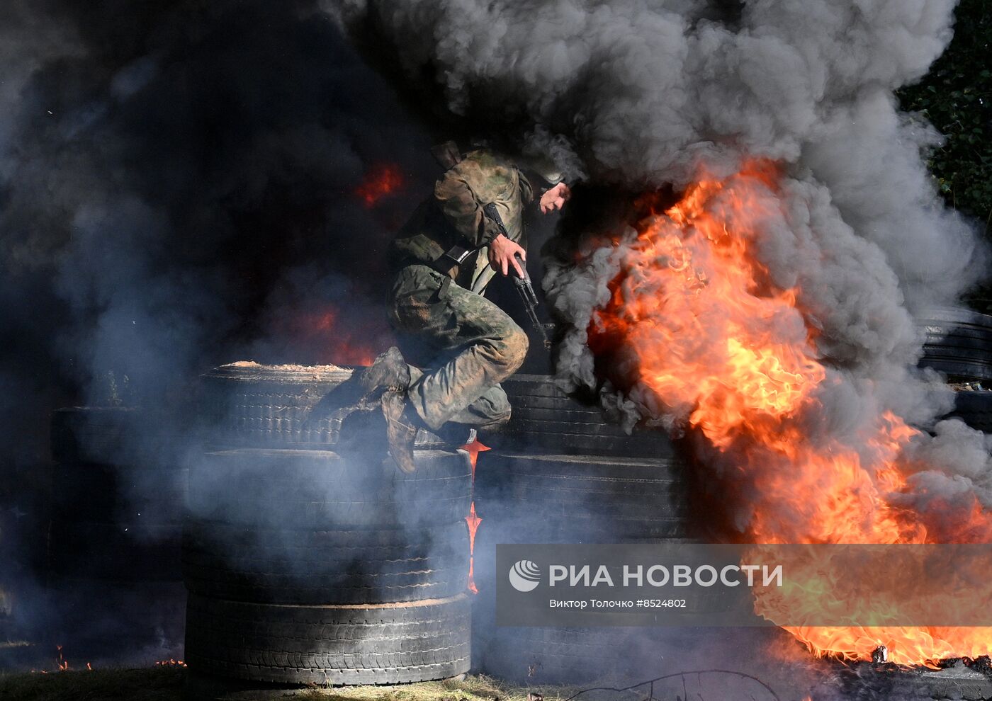 Экзамен на право ношения крапового берета среди военнослужащих Белоруссии