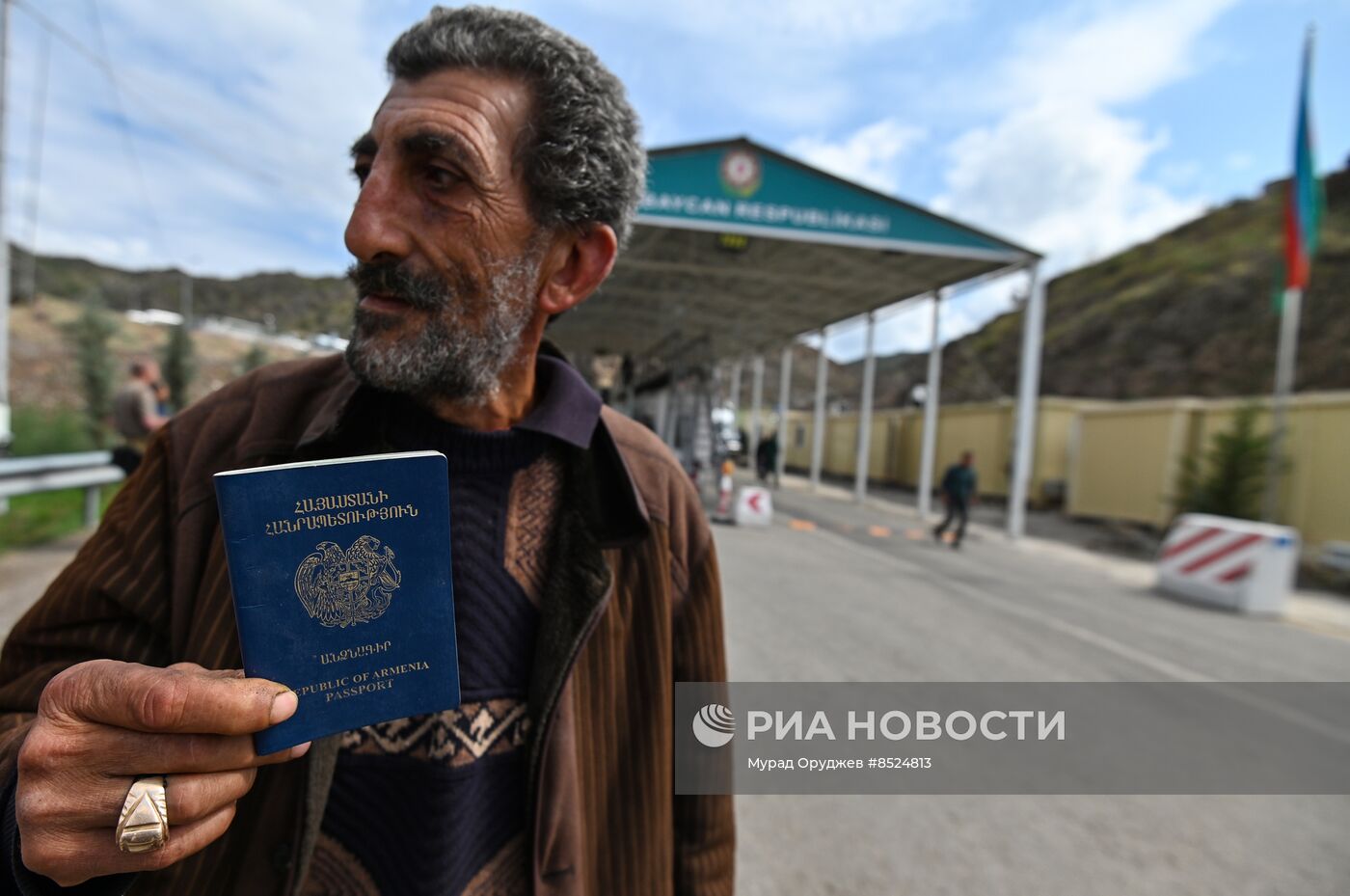 КПП "Лачин" на въезде в Лачинский коридор