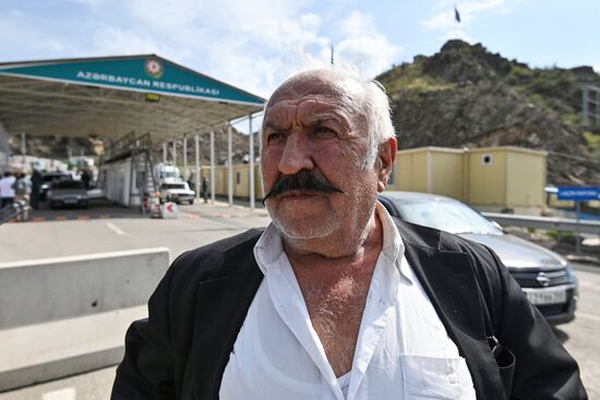 КПП "Лачин" на въезде в Лачинский коридор