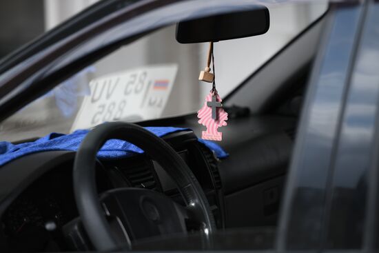 КПП "Лачин" на въезде в Лачинский коридор