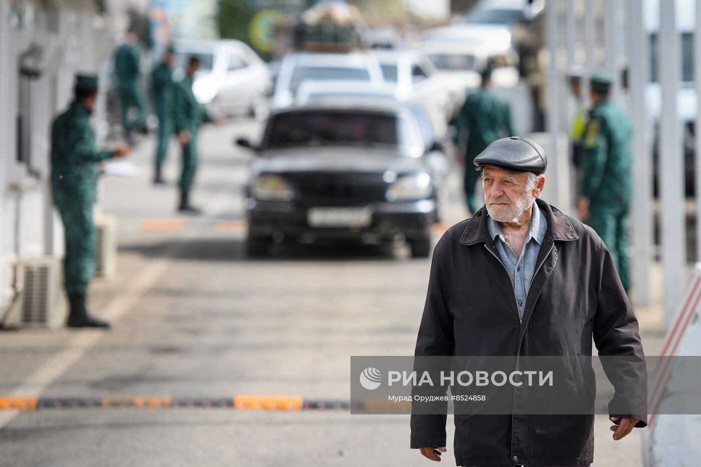 КПП "Лачин" на въезде в Лачинский коридор