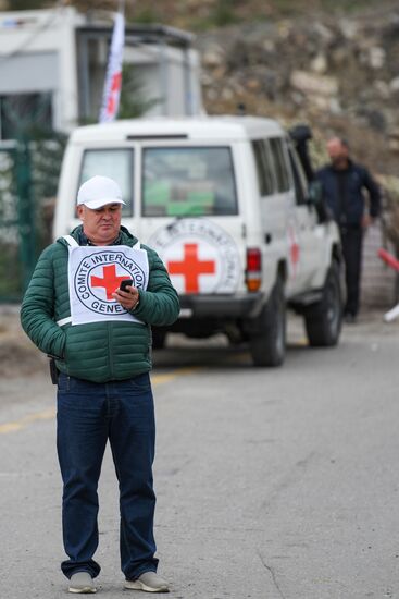 КПП "Лачин" на въезде в Лачинский коридор