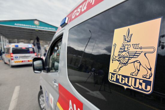 КПП "Лачин" на въезде в Лачинский коридор