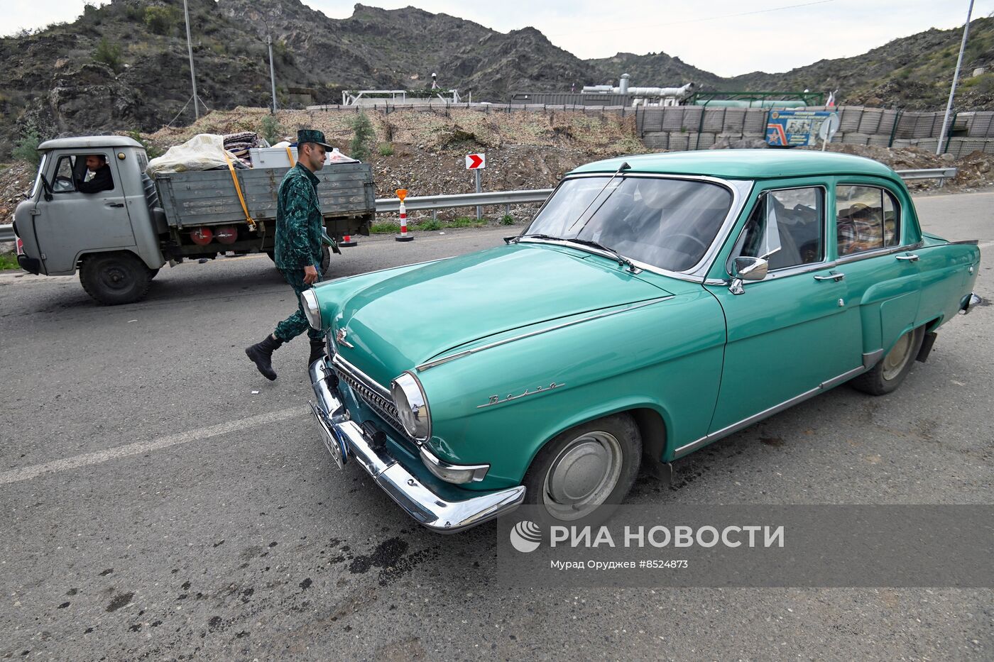 КПП "Лачин" на въезде в Лачинский коридор