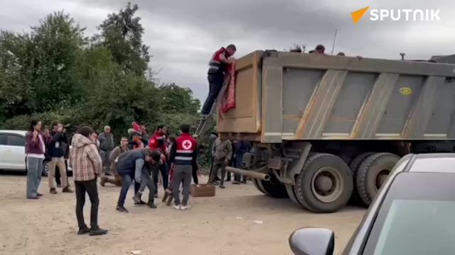 Прибытие в Армению вынужденных переселенцев из Нагорного Карабаха