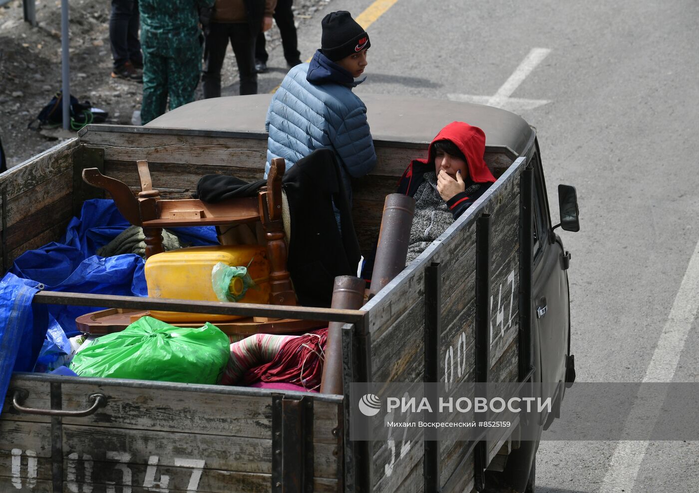 Эвакуация беженцев из Нагорного Карабаха