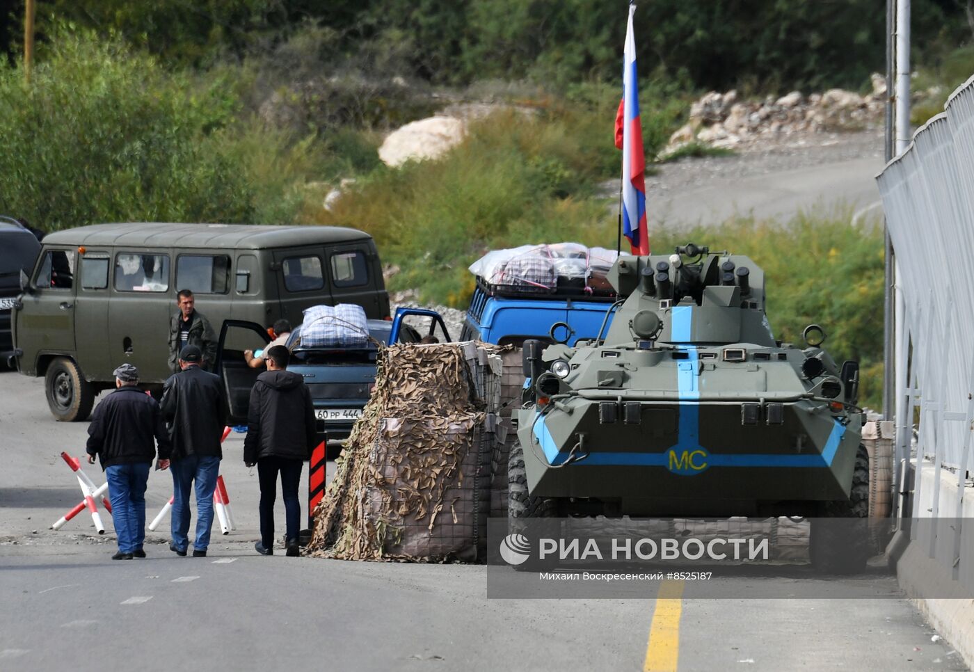 Эвакуация беженцев из Нагорного Карабаха