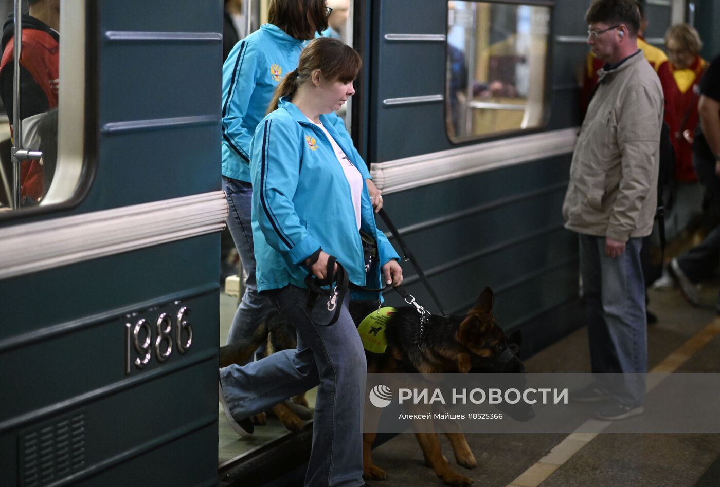 Открытый урок для собак-проводников