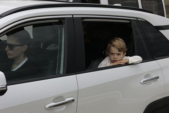 Беженцы из Нагорного Карабаха в Горисе