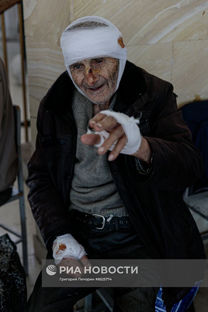 Беженцы из Нагорного Карабаха в Горисе