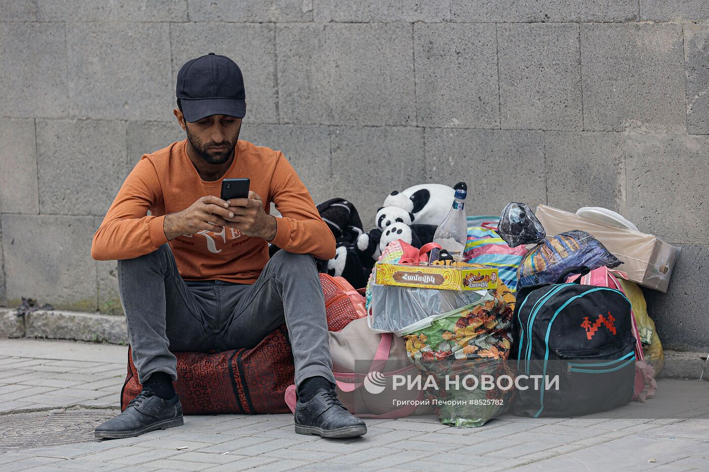 Беженцы из Нагорного Карабаха в Горисе