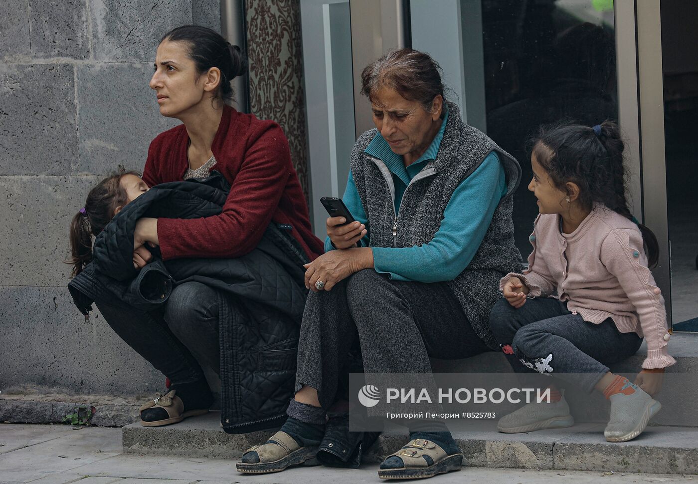 Беженцы из Нагорного Карабаха в Горисе