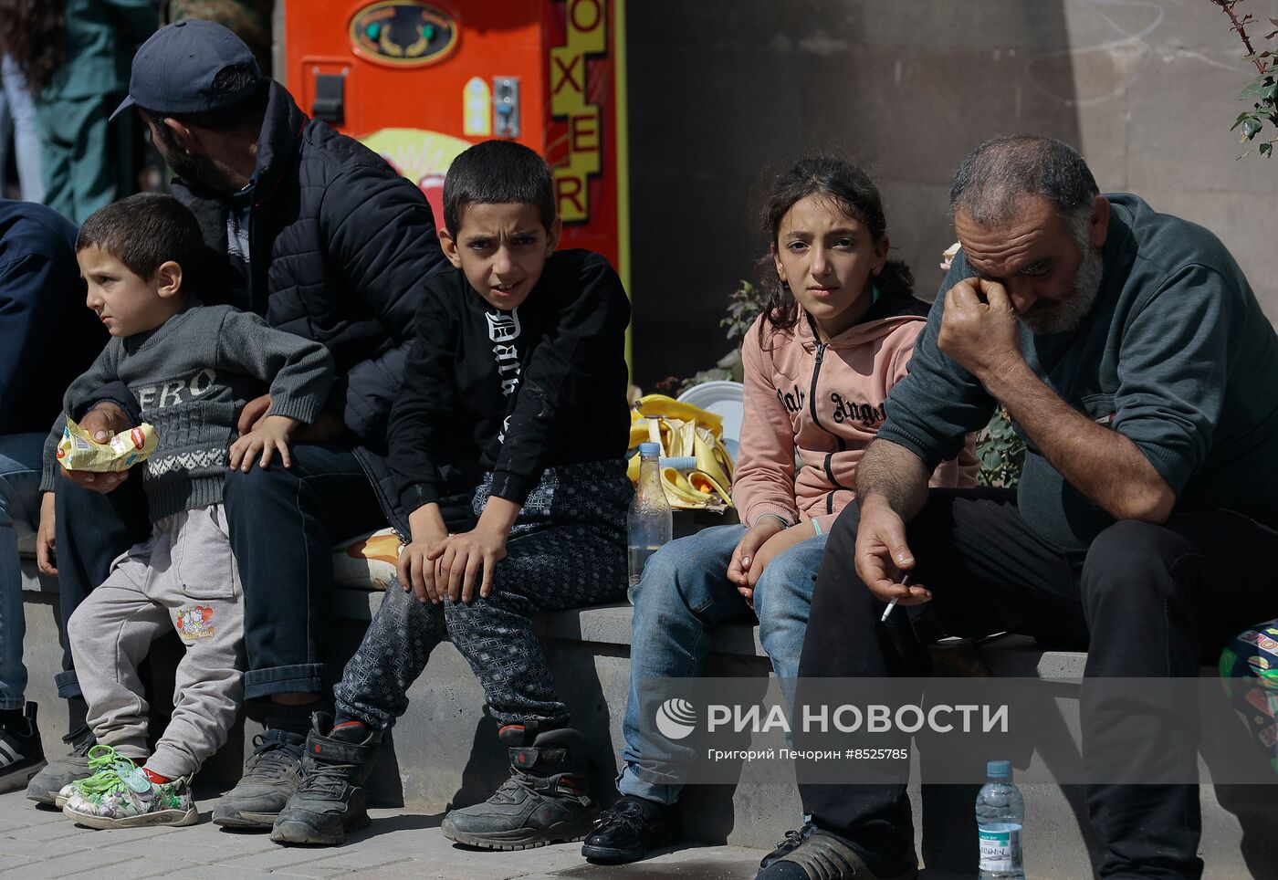 Беженцы из Нагорного Карабаха в Горисе