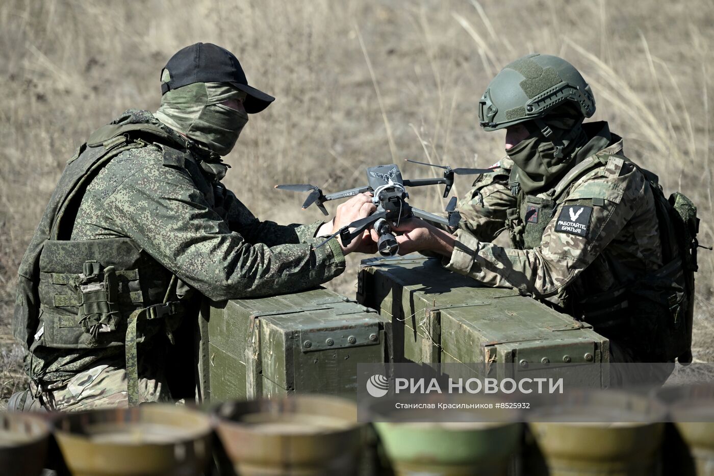 Обучение операторов БПЛА ЦВО в зоне спецоперации