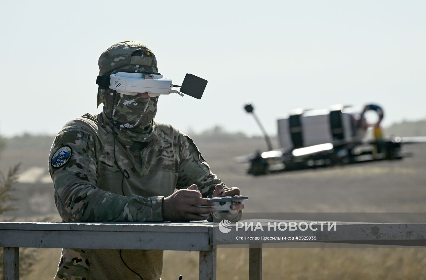 Обучение операторов БПЛА ЦВО в зоне спецоперации