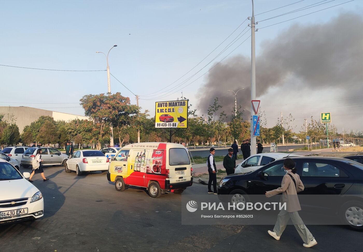 Взрыв произошел на складе в Ташкенте
