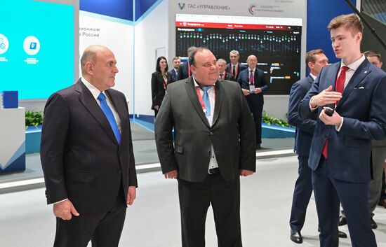 Премьер-министр РФ М. Мишустин принял участие в работе Московского финансового форума