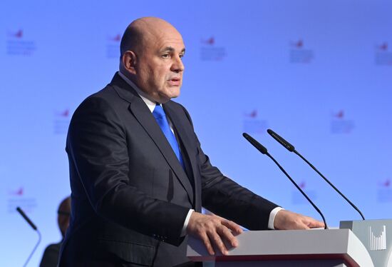 Премьер-министр РФ М. Мишустин принял участие в работе Московского финансового форума