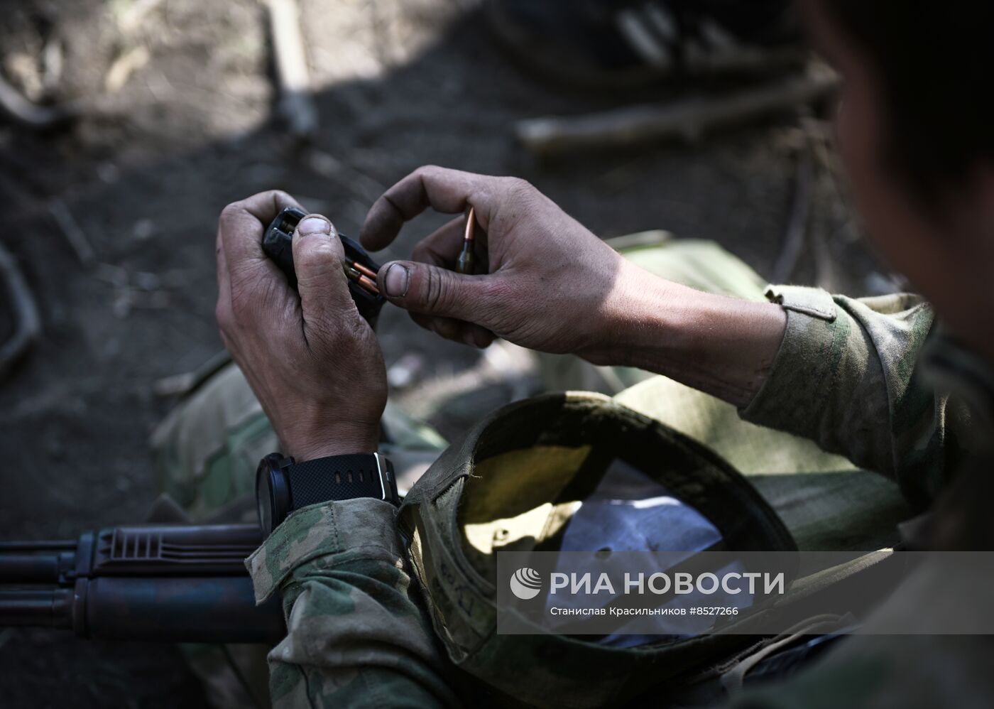 Подготовка бойцов разведывательно-десантно-штурмового батальона "Волки"