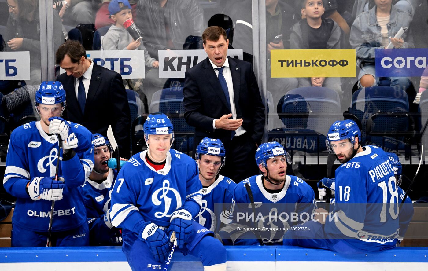 Хоккей. КХЛ. Матч "Динамо М" - "Авангард"