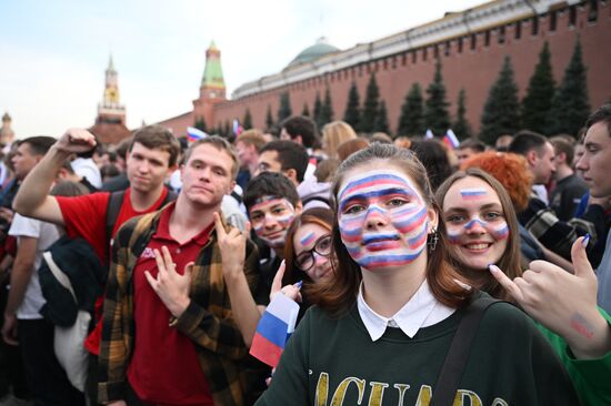 Праздничный концерт "Одна страна, одна семья, одна Россия!" на Красной площади