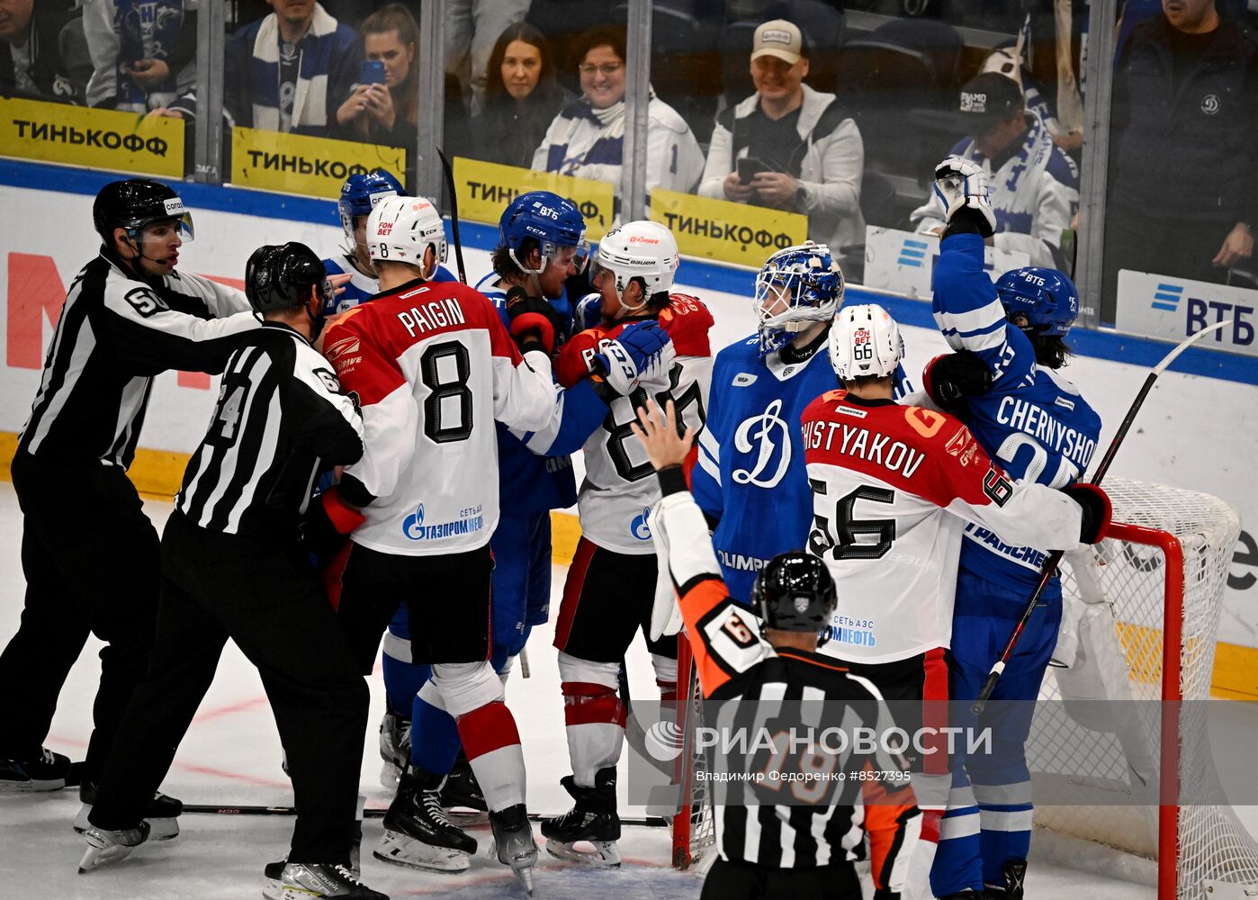 Хоккей. КХЛ. Матч "Динамо М" - "Авангард"