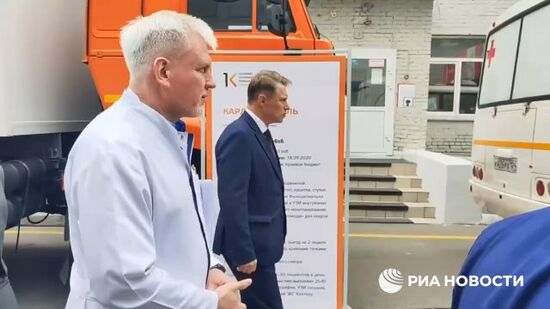 Мурашко посетил Красноярскую краевую клиническую больницу