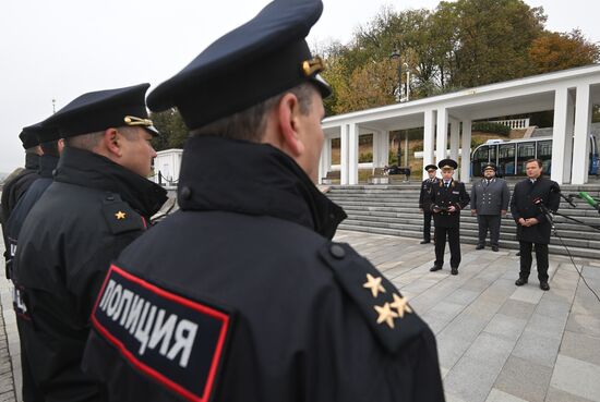 Передача Мосгортрансом аэролодки ЛО МВД России на водном транспорте